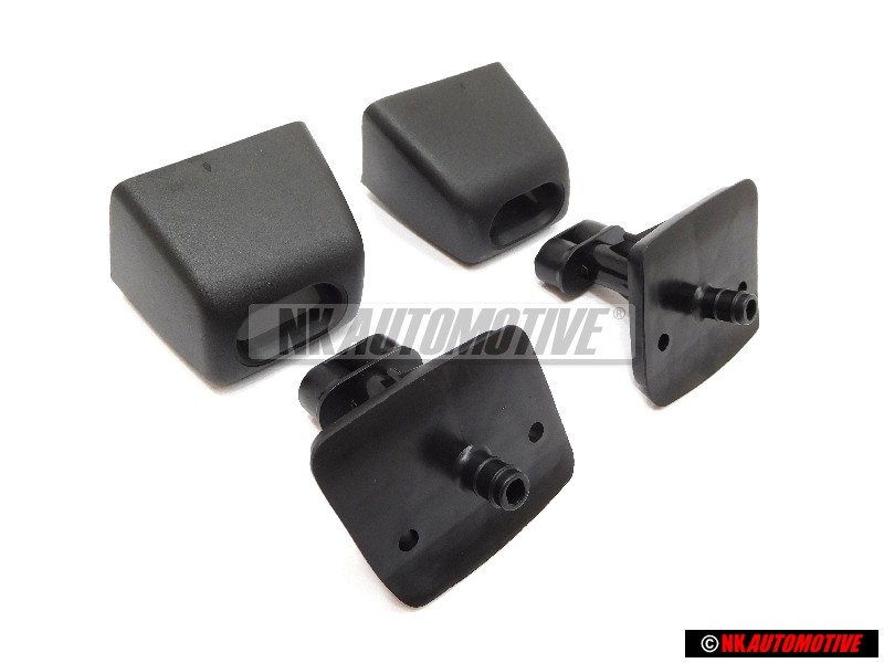 Γνήσιο VW ΣΕΤ Headlight Washer Nozzle Carriers Caps - Golf/Jetta MK3