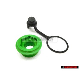Γνήσιο VW ΣΕΤ Gearbox Inspection Plug & Cap Green - Golf MK1/2/3 Cabriolet