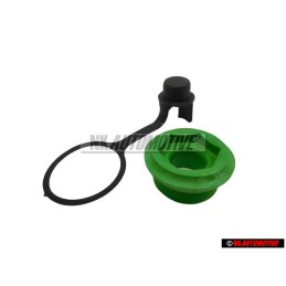 Γνήσιο VW ΣΕΤ Gearbox Inspection Plug & Cap Green - Golf MK1/2/3 Cabriolet