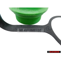Γνήσιο VW ΣΕΤ Gearbox Inspection Plug & Cap Green - Golf MK1/2/3 Cabriolet