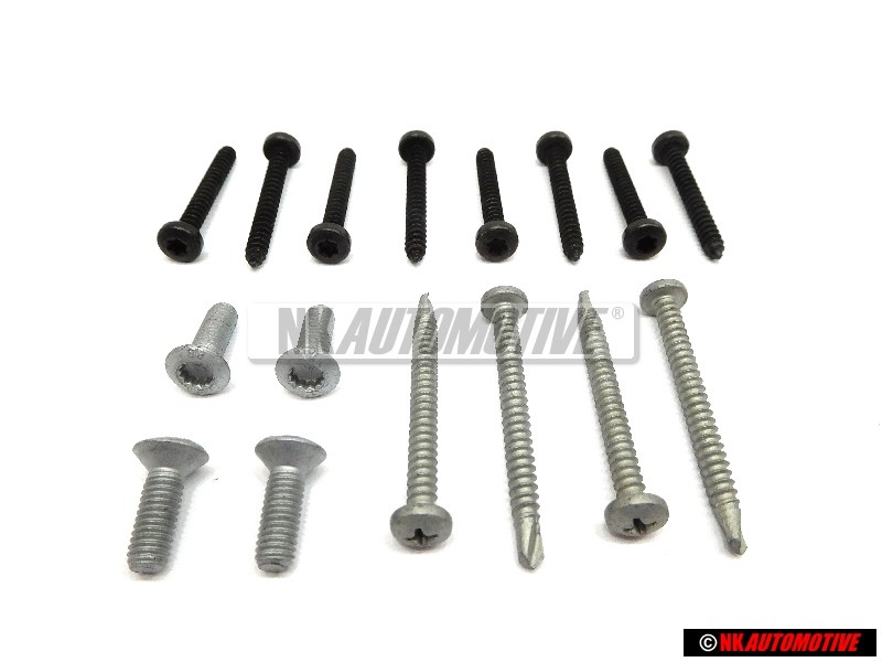 Γνήσιο VW ΣΕΤ L&R of Bolts for Tailights, Indicators, Mirrors - Bus T3/T25