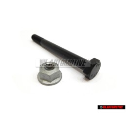 Γνήσιο VW ΣΕΤ Front Suspension Strut Hub Pinch Bolt & Nut - Passat Phaeton