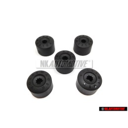 Γνήσιο VW ΣΕΤ 4xWheel Nut Bolt Cap & 1x Locking Cap - Golf MK5/6/7 Scirocco MK3
