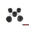 Γνήσιο VW ΣΕΤ 4xWheel Nut Bolt Cap & 1x Locking Cap - Golf MK5/6/7 Scirocco MK3