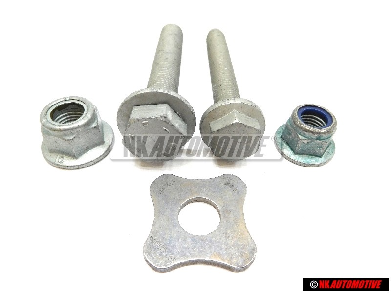Γνήσιο VW ΣΕΤ Rear Suspension Trailing Arm Bolts Nuts - Golf MK5/6 Jetta 5