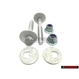 Γνήσιο VW ΣΕΤ Rear eccentric suspension Bolts Nuts - Golf Jetta MK5/6 Scirocco
