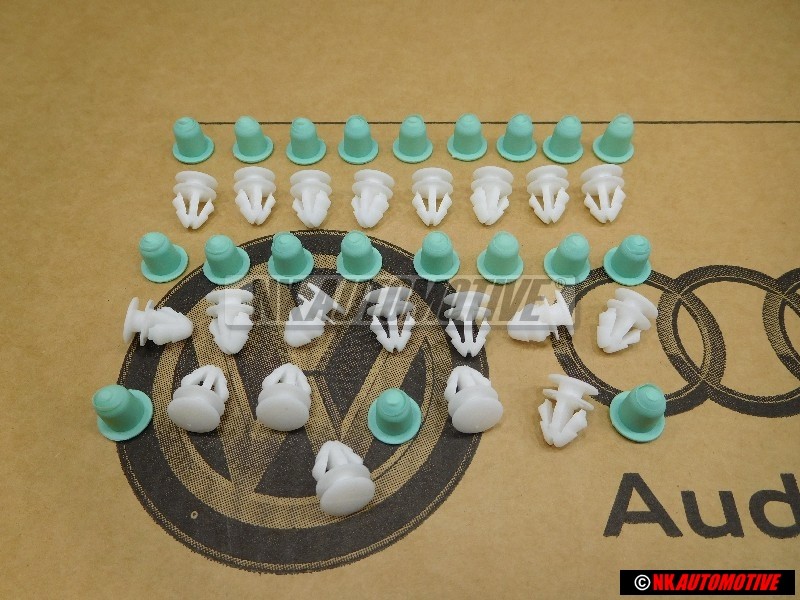 Γνήσιο VW ΚΙΤ Επισκευής for Door Moldings Grommets Clips - Golf MK2/Jetta MK2