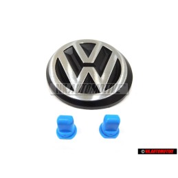 Γνήσιο VW ΣΕΤ Boot Badge Emblem with Fixing Clips - Golf Cabriolet MK1 Clipper