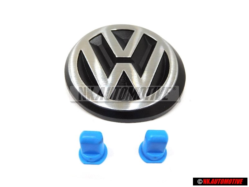 Γνήσιο VW ΣΕΤ Boot Badge Emblem with Fixing Clips - Golf Cabriolet MK1 Clipper