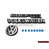 Γνήσιο VW ΣΕΤ Rear Boot Badges Emblems - Golf Cabriolet MK1 Golf MK2