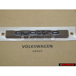 Γνήσιο Audi QUATTRO Οπίσθιο Σήμα Έμβλημα Χρωμέ - 8D5853737F 2ZZ