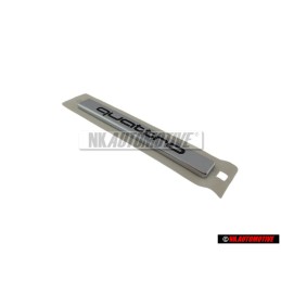 Γνήσιο Audi QUATTRO Οπίσθιο Σήμα Έμβλημα Χρωμέ - 8D5853737F 2ZZ