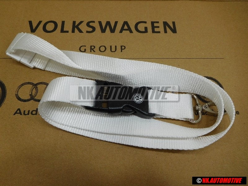 Γνήσιο VW Λουρί Κλειδιών Λευκό - 000087610S 084