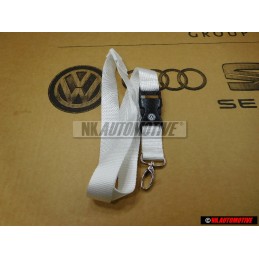 Γνήσιο VW Λουρί Κλειδιών Λευκό - 000087610S 084