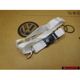 Γνήσιο VW Λουρί Κλειδιών Λευκό - 000087610S 084