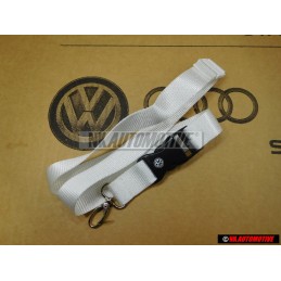 Γνήσιο VW Λουρί Κλειδιών Λευκό - 000087610S 084