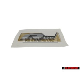 Γνήσιο VW R LINE Πλαϊνό Σήμα Έμβλημα Χρωμέ - 5K0853688A FXC