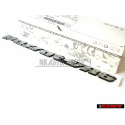 Γνήσιο VW PASSAT VR6 Οπίσθιο Σήμα Έμβλημα Μάσκας Χρωμέ - 3A0853687N Z10
