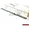 Γνήσιο VW PASSAT VR6 Οπίσθιο Σήμα Έμβλημα Μάσκας Χρωμέ - 3A0853687N Z10