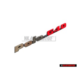 Γνήσιο VW POLO G40 Οπίσθιο Σήμα Έμβλημα Χρωμέ Κόκκινο - 871853687E VD9