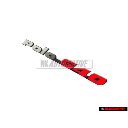 Γνήσιο VW POLO G40 Οπίσθιο Σήμα Έμβλημα Χρωμέ Κόκκινο - 871853687E VD9