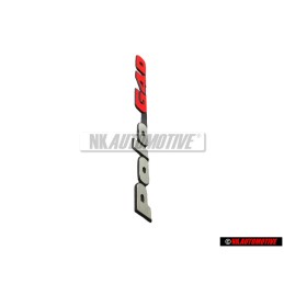 Γνήσιο VW POLO G40 Οπίσθιο Σήμα Έμβλημα Χρωμέ Κόκκινο - 871853687E VD9
