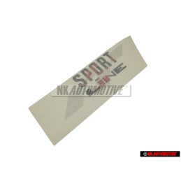 Γνήσιο VW Σήμα Μεμβράνης Μαύρο / Κόκκινο - 155853901D BYP