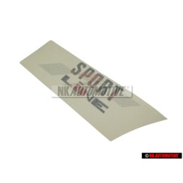 Γνήσιο VW Σήμα Μεμβράνης Μαύρο / Κόκκινο - 155853901D BYP