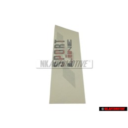 Γνήσιο VW Σήμα Μεμβράνης Μαύρο / Κόκκινο - 155853901D BYP