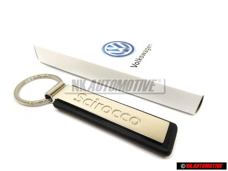 Γνήσιο VW Μπρελόκ Κλειδιού Ασημί/Μαύρο - 000087010H YPN