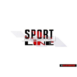 Γνήσιο VW Σήμα Μεμβράνης Μαύρο / Κόκκινο - 155853902C BYP