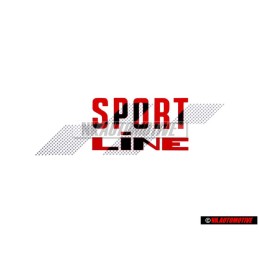 Γνήσιο VW Σήμα Μεμβράνης Κόκκινο/Μαύρο - 155853901D BYQ