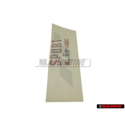 Γνήσιο VW Σήμα Μεμβράνης Κόκκινο/Μαύρο - 155853901D BYQ