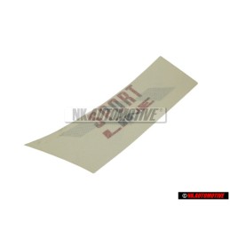 Γνήσιο VW Σήμα Μεμβράνης Κόκκινο/Μαύρο - 155853902C BYQ