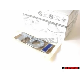 Γνήσιο VW TDI Οπίσθιο Σήμα Έμβλημα Μάσκας Χρωμέ Μπλέ - 5K0853675AJHCE