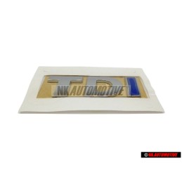 Γνήσιο VW TDI Οπίσθιο Σήμα Έμβλημα Μάσκας Χρωμέ Μπλέ - 5K0853675AJHCE