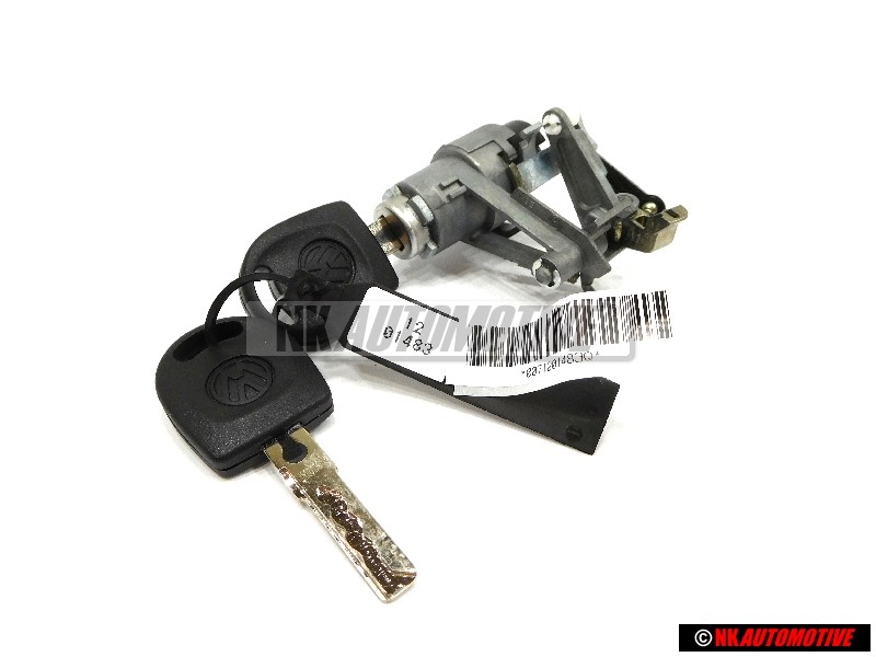 Γνήσιο VW Κύλινδρος Κλειδαριάς Με Κλειδιά Και Περίβλημα - 1J6827297G