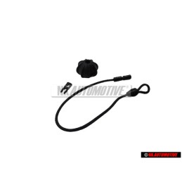 Γνήσιο VW Ταινία Συγκράτησης Σατινέ Μαύρο - 1K8863447 9B9