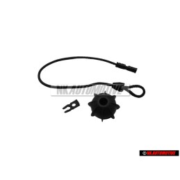 Γνήσιο VW Ταινία Συγκράτησης Σατινέ Μαύρο - 1K8863447 9B9