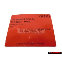 VW CLASSIC PARTS Κιν. Άξονας Ταχυμέτρου - 191957803E