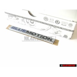 Γνήσιο VW BLUE MOTION Οπίσθιο Σήμα Έμβλημα Χρωμέ - 6R0853675G WWS