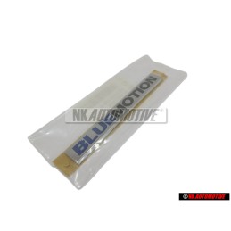 Γνήσιο VW BLUE MOTION Οπίσθιο Σήμα Έμβλημα Χρωμέ - 6R0853675G WWS