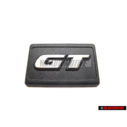 Γνήσιο VW GT Πλαϊνό Σήμα Έμβλημα Ασημί Αλουμινίου Βουρτσαριστό - 191853688R GX2
