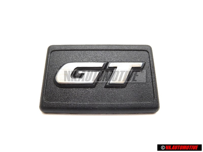 Γνήσιο VW GT Πλαϊνό Σήμα Έμβλημα Ασημί Αλουμινίου Βουρτσαριστό - 191853688R GX2