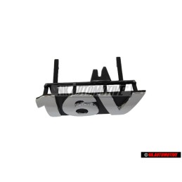 Γνήσιο VW 16V Εμπρόσθιο Σήμα Έμβλημα Μάσκας Χρωμέ - 6N0853679C FDY