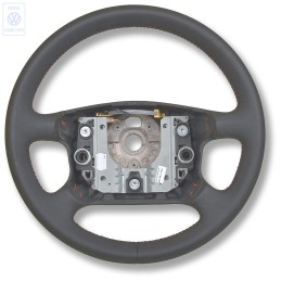 Γνήσιο VW Τιμόνι Δέρμα Μαύρο/Tropic Πορτοκαλί - 1J0419091APHCB