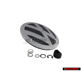 Γνήσιο VW Οπίσθιο Σήμα Έμβλημα Χρωμέ - 1C0853630C WV9