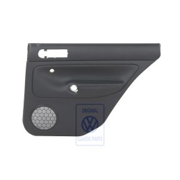 Γνήσιο VW Επένδυση Πόρτας Ύφασμα Μαύρο / Κίτρινο - 1J3867011BQGRE