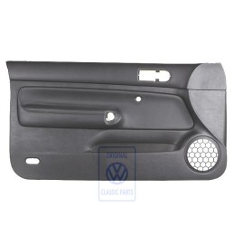 Γνήσιο VW Επένδυση Πόρτας Δέρμα Μαύρο/Μαύρο - 1J3867011CJGEN