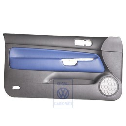 Γνήσιο VW Επένδυση Πόρτας Δέρμα Μαύρο/Μαύρο - 1J3867011DLHSA